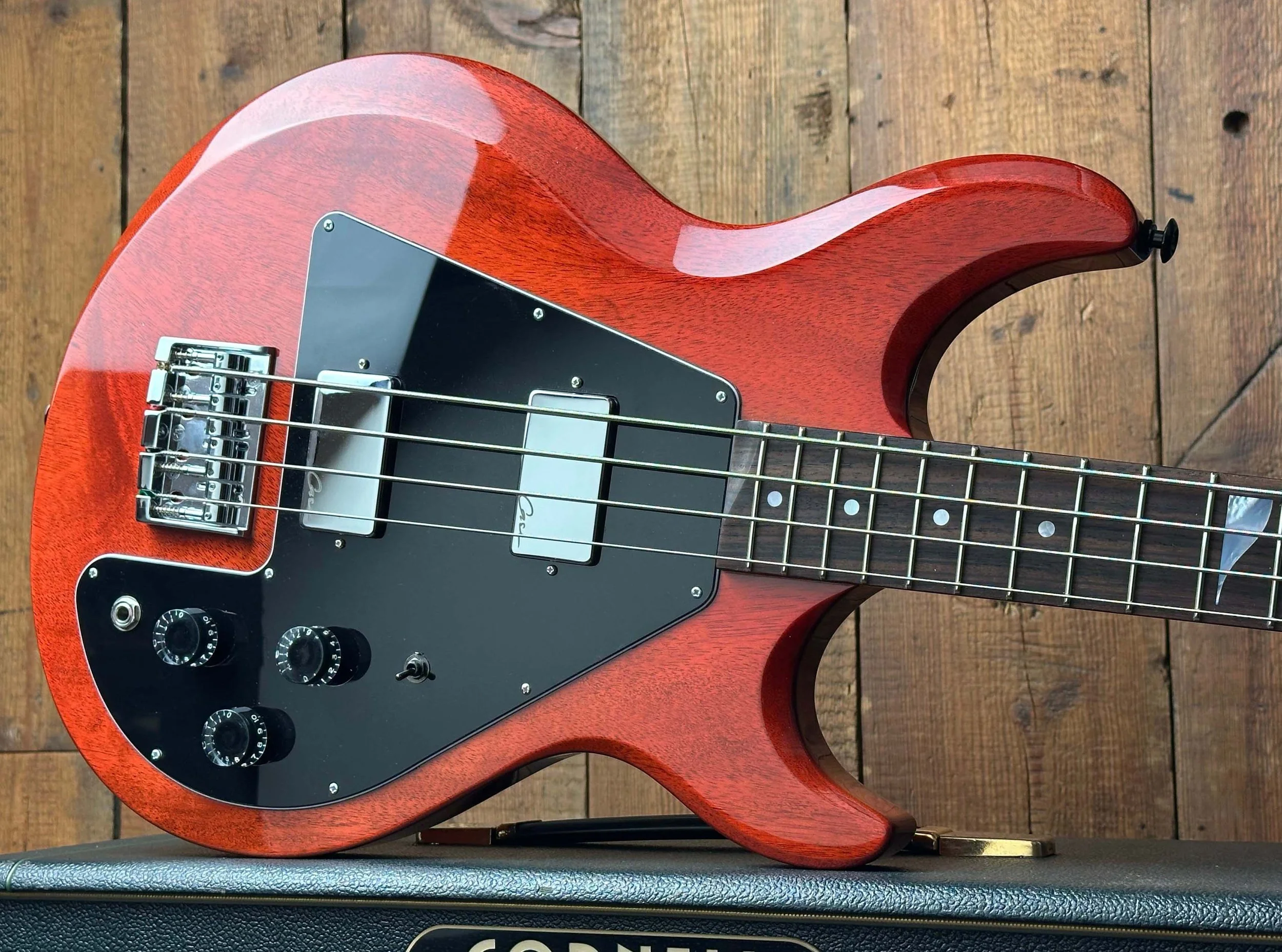 ハードケース付きのプレシジョンベース・レプリカ Case Guitars - Hand Built Electric Guitars— Bass guitars custom